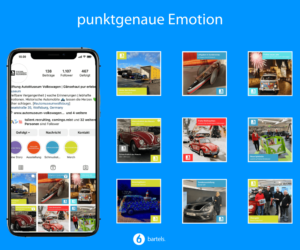 mit punktgenauer Emotion