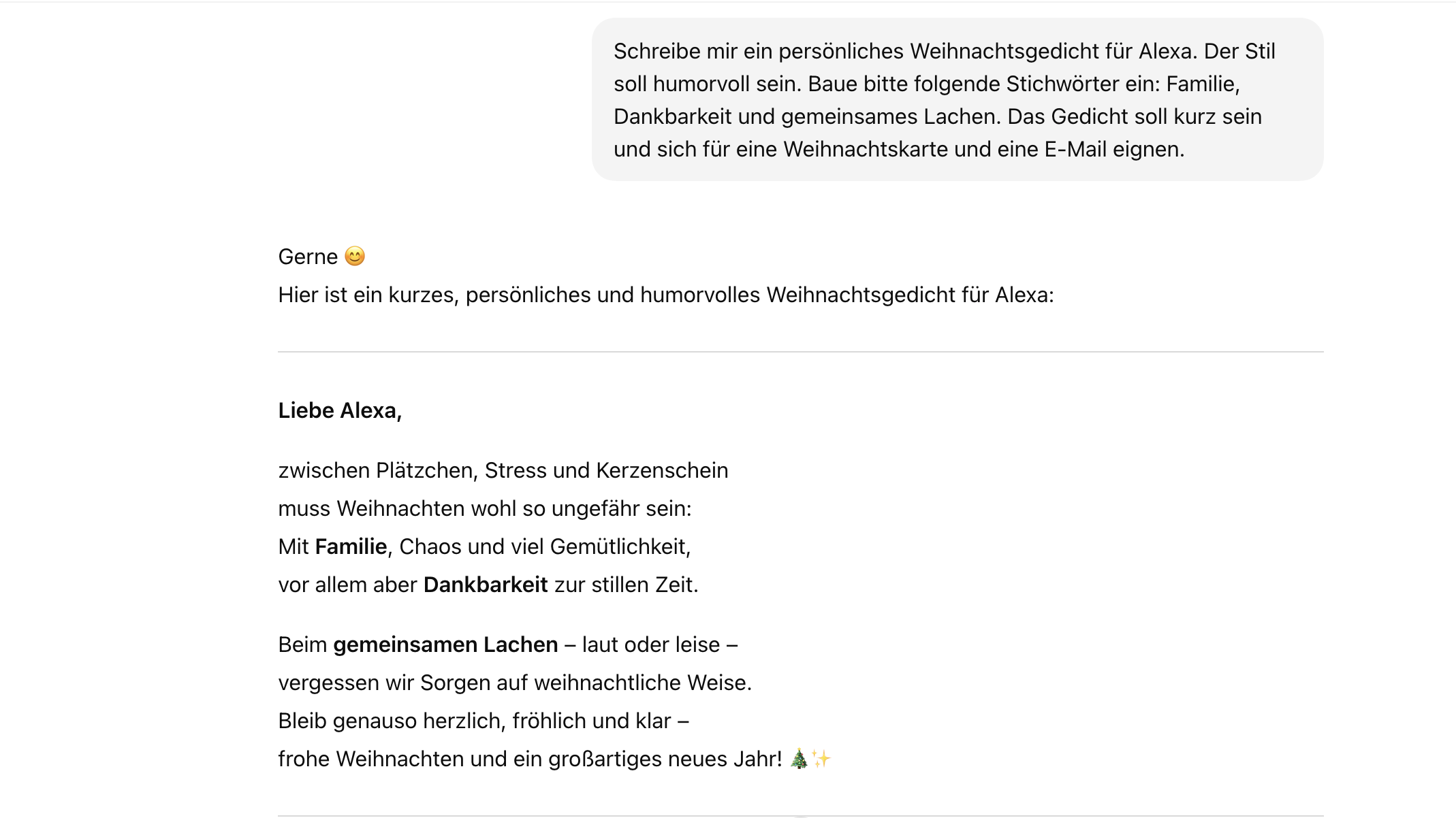 So versüßt dir KI die Woche vor Weihnachten 1 Bildschirmfoto 2025 12 16 um 12.45.37