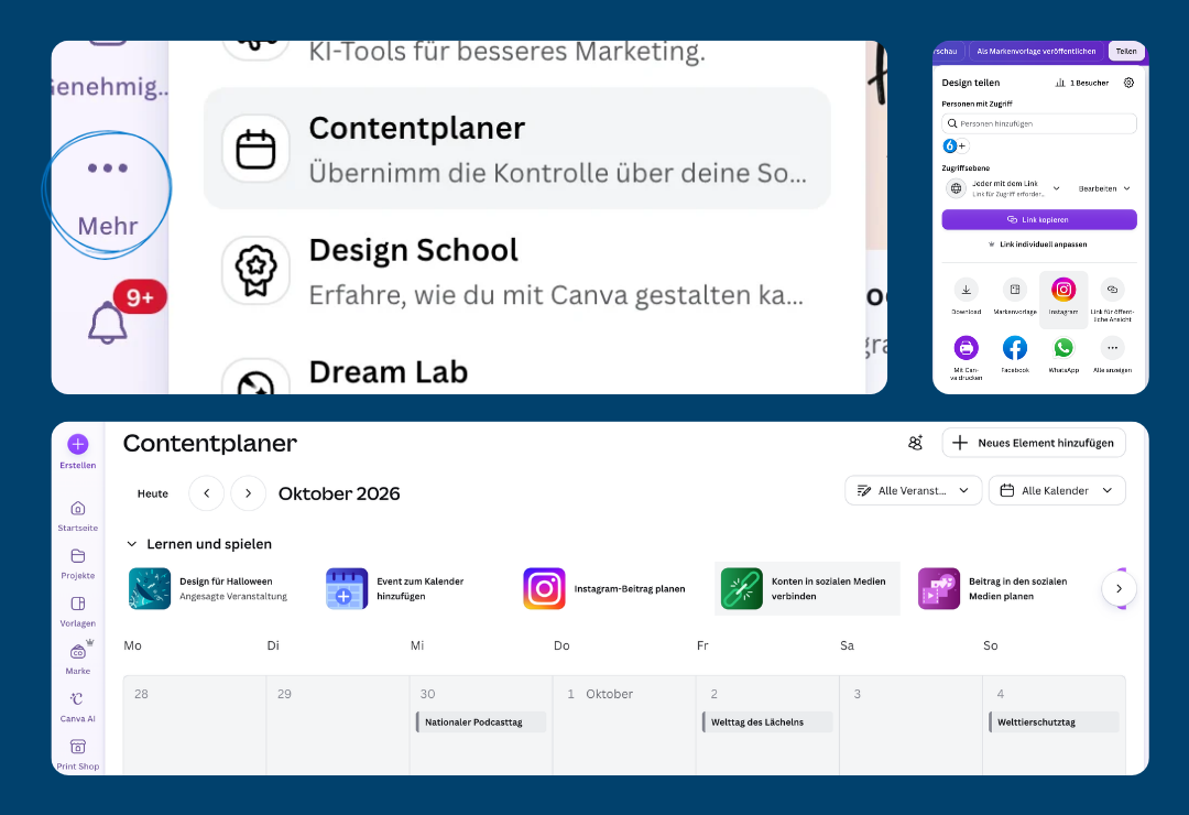 Canva Content Planner: Gestalten, planen und posten an einem Ort 1 1dd438b1 6989 4378 b92f 42cd29a5801f